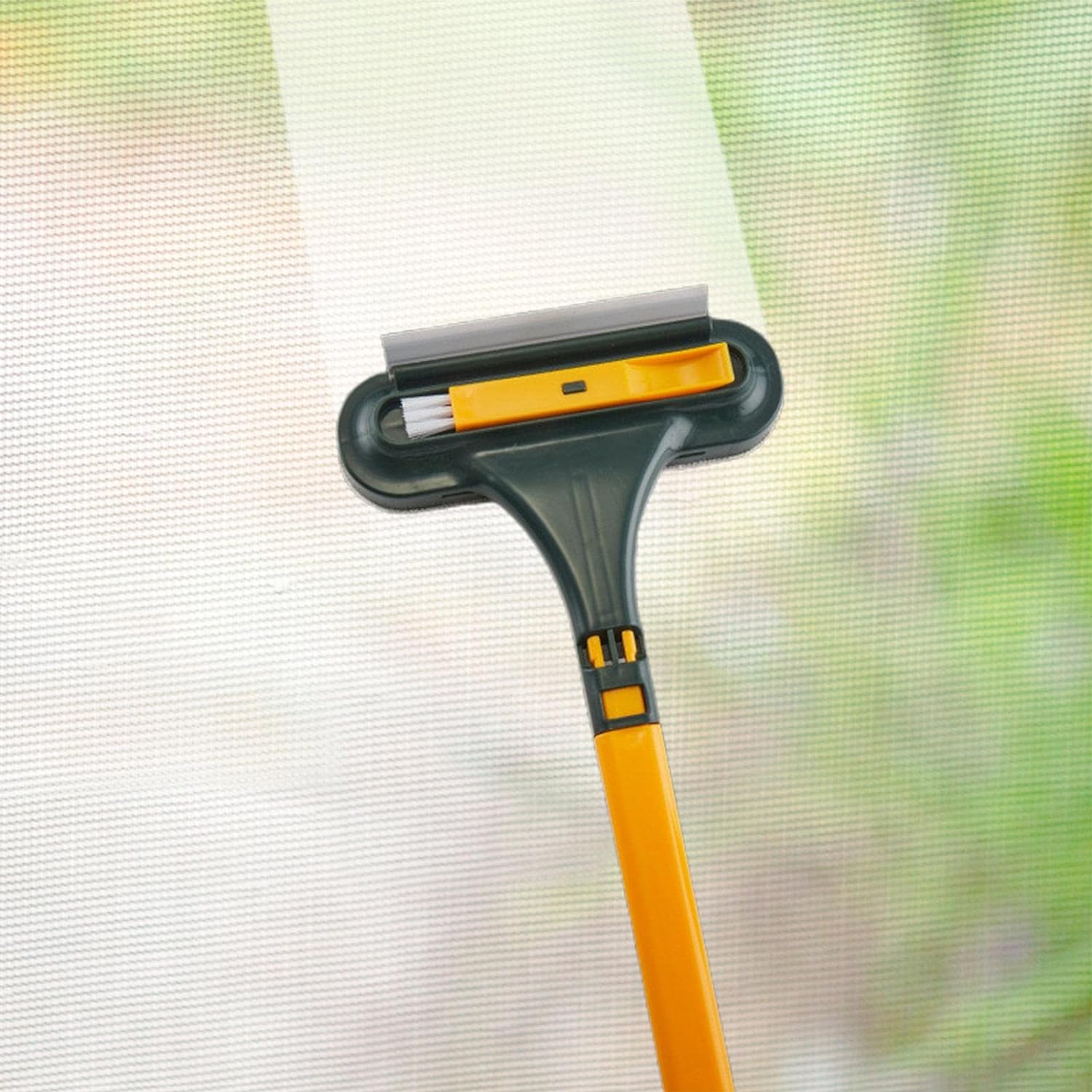 1687A Window Screen Cleaner Brush, Magic Window Cleaner Brush, 3in1 Mesh Cleaner, Glass Cleaning Squeegee, Small Window Brush with Handle Portable 1687A Window Screen Cleaner Brush, Magic Window Cleaner Brush, 3in1 Mesh Cleaner, Glass Cleaning Squeegee, Small Window Brush with Handle Portable